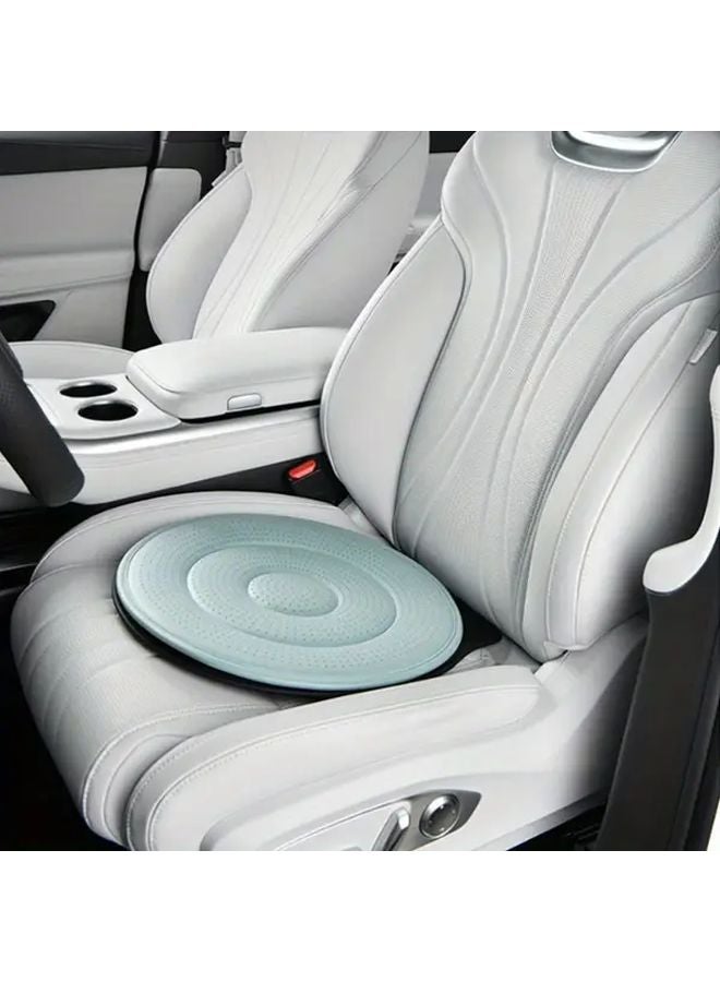 2pcs Mint Green Ergonomic 360 Rotating Car Seat Cushion Anti Slip Comfort for Long Distance Drivers - Image 1